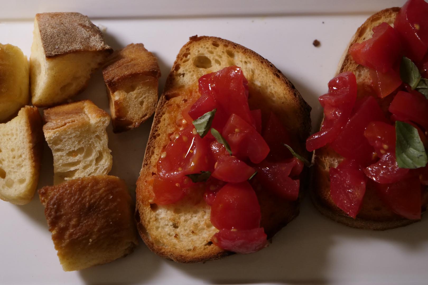 Trattoria di pesce a Catania - bruschette
